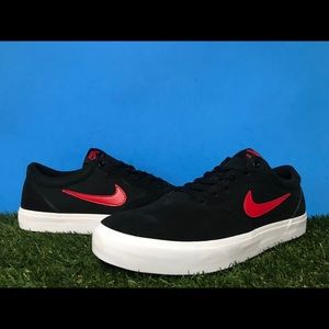 Nike SB Chron SLR Skate Shoes Black University Red